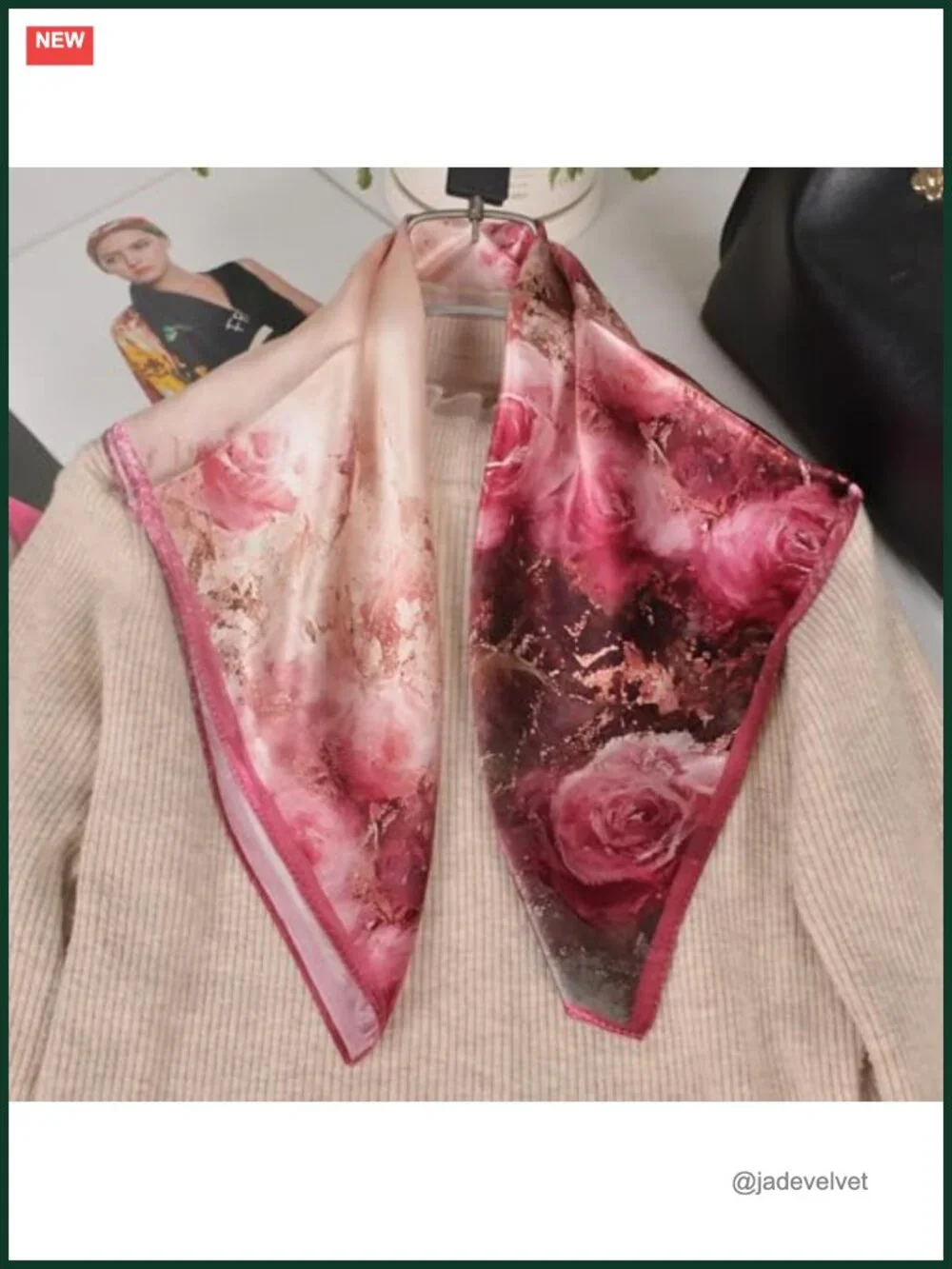 100% Mulberry Silk Neck Scarf 21